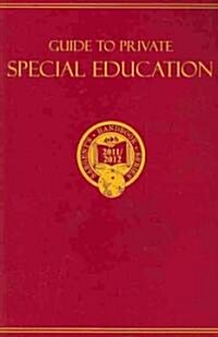 Guide to Private Special Education 2011/ 12 (Paperback)