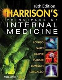 [중고] Harrison‘s Principles of Internal Medicine (Hardcover, DVD, 18th)
