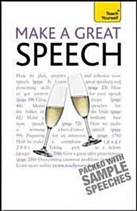 Teach Yourself Make a Great Speech (Paperback, Reprint)