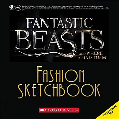 Fantastic Beasts and Where to Find Them: Fashion Sketchbook (Paperback)