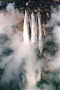 Aerial View of Angel Falls Waterfall Venezuela Journal: 150 Page Lined Notebook/Diary (Paperback)