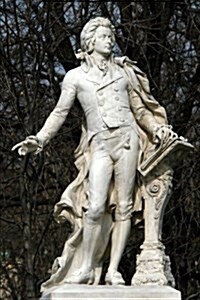 Statue of Wolfgang Amadeus Mozart in Vienna Austria Journal: 150 Page Lined Notebook/Diary (Paperback)