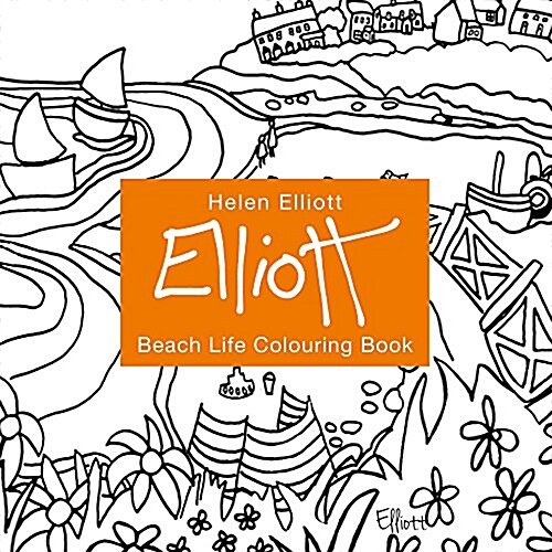 Helen Elliott Beach Life Colouring Book (Paperback)