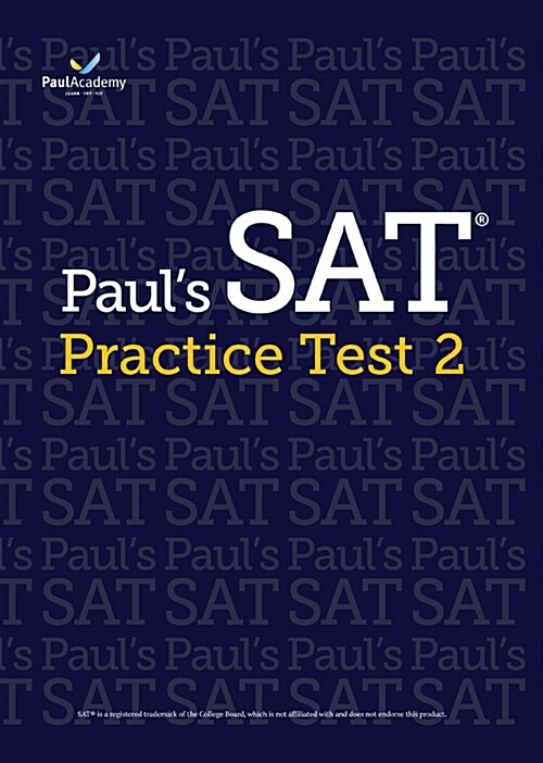Pauls SAT Practice Test 2