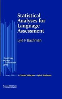 Statistical analyses for language assessment