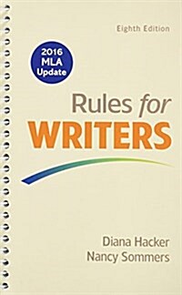 Rules for Writers with 2016 MLA Update [With Access Code] (Paperback, 8)