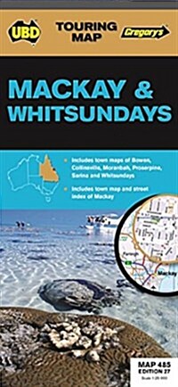 Mackay and Whitsundays Map 485 27th (Sheet Map, folded)