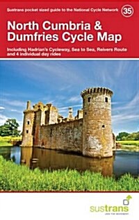 North Cumbria & Dumfries Cycle Map 35 : Including Hadrians Cycleway, Sea to Sea, Reivers Route and 4 Individual Day Rides (Paperback)