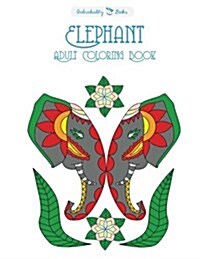 Elephant Adult Coloring Book (Paperback)