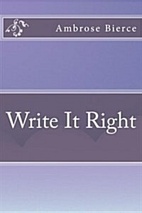 Write It Right (Paperback)