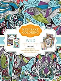 Wild Keepsake Coloring Tin (Paperback)