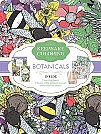 Botanicals Keepsake Coloring Tin (Paperback)