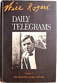 Will Rogers Daily Telegrams (Hardcover)