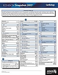 ICD-10 Snapshot 2017 Coding Cards Cardiology (Paperback)