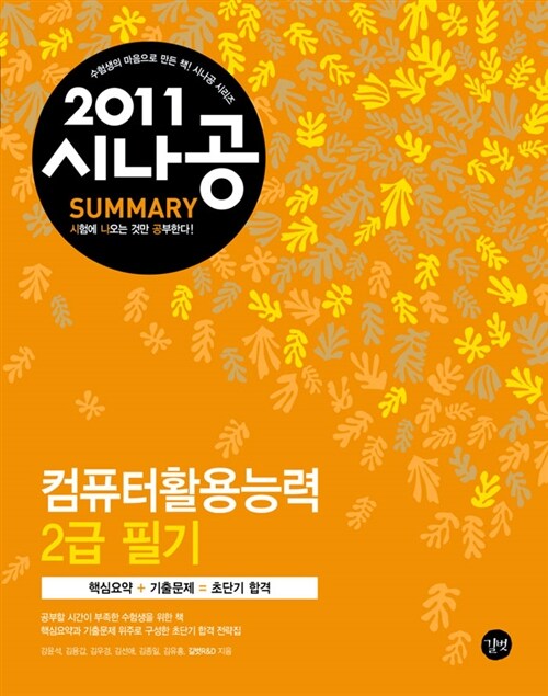 2011 시나공 Summary 컴퓨터활용능력 2급 필기