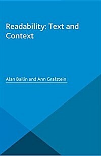 Readability: Text and Context (Paperback)