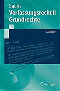 Verfassungsrecht II - Grundrechte (Paperback)