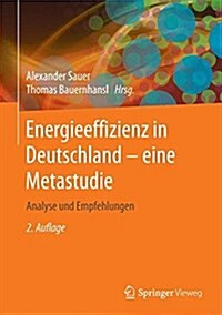 Energieeffizienz in Deutschland - Eine Metastudie: Analyse Und Empfehlungen (Hardcover, 2, 2., Aktualisier)