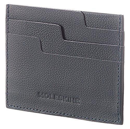 Moleskine Lineage Leather Card Wallet Blu (Other)