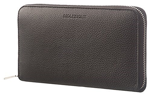 Moleskine Lineage Leather Smart Zip Wallet Black (Other)