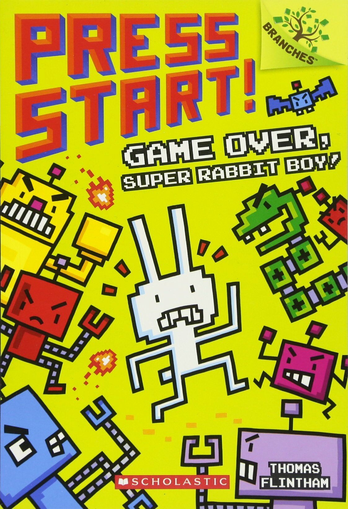 [중고] Press Start! #1 : Game Over, Super Rabbit Boy! (Paperback)