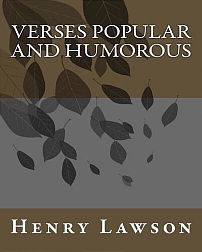 Verses Popular and Humorous (Paperback)