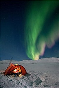 Camping Under the Northern Lights in Sweden Journal: 150 Page Lined Notebook/Diary (Paperback)