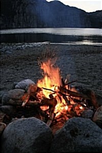 Bonfire by the Lysefjorden in Norway Journal: 150 Page Lined Notebook/Diary (Paperback)