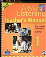 Impact Listening 1: Teachers Manual (Paperback + CD 2장)