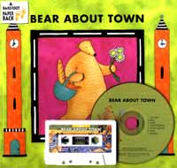 Bear About Town (Boardbook + Audio CD 1장 + 테이프 1개) - 문진영어동화 Best Combo (Board Book Set)