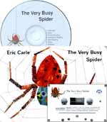 The Very Busy Spider (Boardbook + Audio CD 1장 + Tape 1개) - 문진영어동화 Best Combo (Board Book Set)