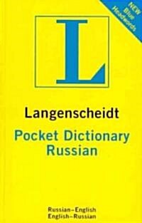 Langenscheidt Pocket Dictionary: Russian (Vinyl-bound)