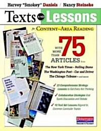 [중고] Texts and Lessons for Content-Area Reading: With More Than 75 Articles from the New York Times, Rolling Stone, the Washington Post, Car and Drive (Paperback)