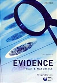 Evidence : Text & Materials (Paperback, 2 Revised edition)