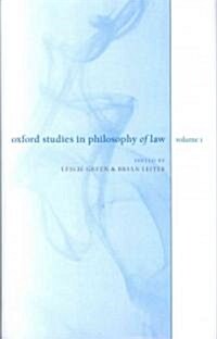 Oxford Studies in Philosophy of Law: Volume 1 (Hardcover)
