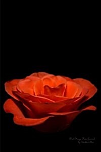 Red Orange Rose Journal: (Blank Book, Notebook, Diary) (Paperback)