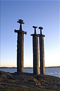 Three Bronze Swords in Rock Battle of Hafsfjord Monument Norway Journal: 150 Page Lined Notebook/Diary (Paperback)