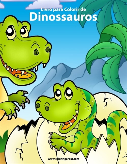 Livro Para Colorir de Dinossauros 1 (Paperback)