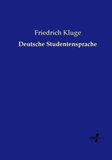 Deutsche Studentensprache (Paperback)