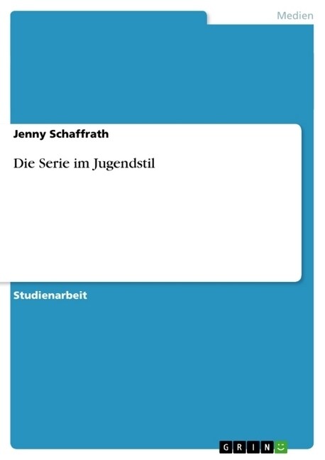 Die Serie Im Jugendstil (Paperback)