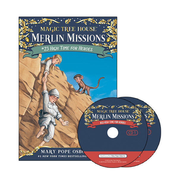 Merlin Mission #23 : High Time for Heroes (Paperback + CD )