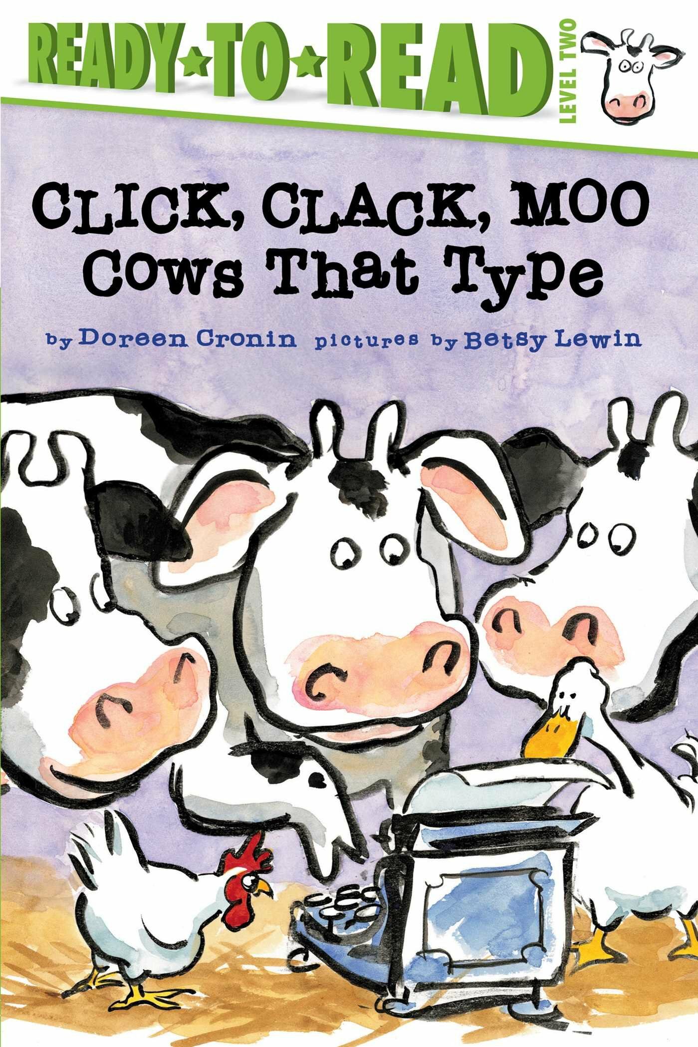 Click, Clack, Moo/Ready-To-Read Level 2: Cows That Type (Paperback)