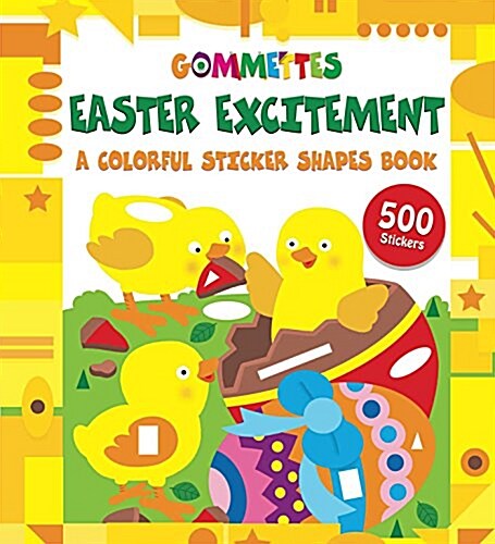 Easter Excitement: A Colorful Sticker Shapes Book (Paperback)
