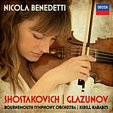 [수입] 쇼스타코비치 : 바이올린 협주곡 1번 / 글라주노프 : 바이올린 협주곡 A단조 Op. 82