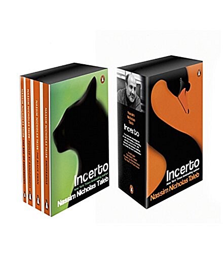 Incerto Box Set : Antifragile, The Black Swan, Fooled by Randomness, The Bed of Procrustes (Package)