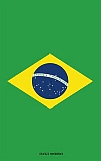 Flag of Brasil: Notebook / Journal (Paperback)