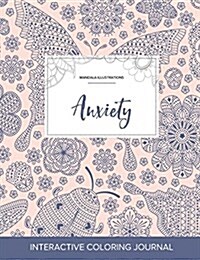 Adult Coloring Journal: Anxiety (Mandala Illustrations, Ladybug) (Paperback)