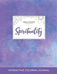 Adult Coloring Journal: Spirituality (Animal Illustrations, Purple Mist) (Paperback)