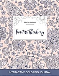 Adult Coloring Journal: Positive Thinking (Animal Illustrations, Ladybug) (Paperback)