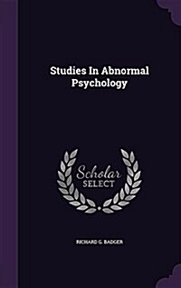 Studies in Abnormal Psychology (Hardcover)